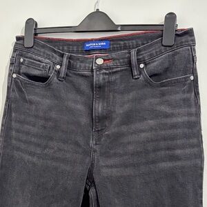 Scotch & Soda Women's Straight Leg Black Jeans